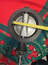 Crane Flowseal 08 150 Butterfly Valve 8" PTFE Seat WCB A195 Body 285 Psi 
