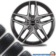 4x Alu Ganzjahresreifen Kompletträder für VW Jetta Reifen 225/40R18 Nexen