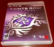 THQ Saints Row: The Third (Sony PlayStation 3/PS3, 2011)CIBW/Manual Clean&Plays
