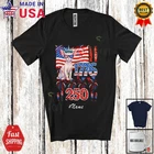 Custom Name 1776 250; 4th Of July Sphynx Cat 250th Anniversary Patriotic T-Shirt