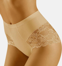 Wolbar Slimea Brief Panty Girdle Shapewear Slip Lace Beige Gr. 44