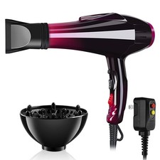 Hair Dryer Professional Blow Dryer Negative Ions 3500W Powerful Fast Drying L...