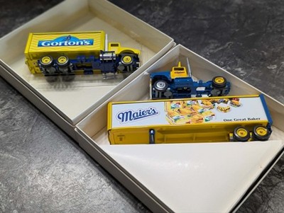 WINROSS GORTONS SEAFOOD TRUCK & MAIER'S BREAD TRACTOR TRAILER  DIECAST 1/64-lot2
