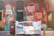 3D Monster Graffiti Wall Murals Wallpaper Murals Wall Sticker 2