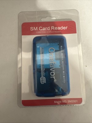 Onefavor multi-functional card reader USB 2.0 for SM CF SD XD MMC MS Card