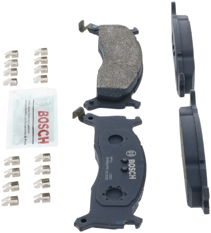 Juego de pastillas de freno de disco delanteras Bosch BP521 para Dodge Caravan Shadow Dynasty 90-95 Foto 4 de 4