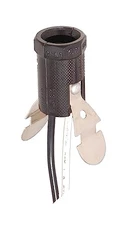 B&P Lamp® Keyless Candelabra Socket W/Spring Clips, Various Sizes