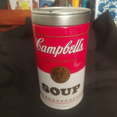 Vintage Campbell's Tomato Soup Coin Bank 9.5  Tall 