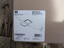 NEW Middle Atlantic SS Sliding Shelf 2U 19in Rackmount Drawer w/Mount Hardware