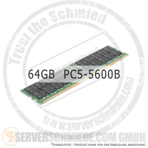 Samsung 64GB 2Rx4 PC5-5600B registered ECC RAM KR M321R8GA0PB0-CWMCH