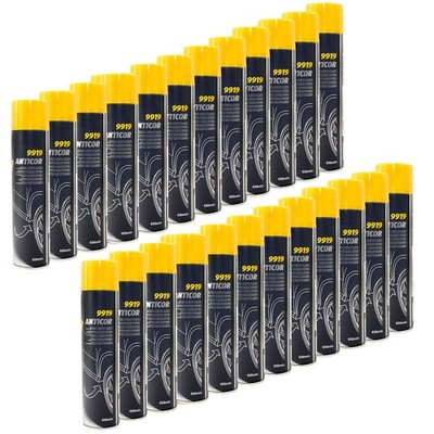 Unterbodenschutz Steinschlag Spray 24 X 650 ml MANNOL 9919 Hohlraum Versiegelung