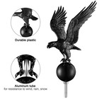 AplusChoice 30' Sectional Aluminum Flagpole Kit Solar Light US Flag Eagle Topper — photo 7