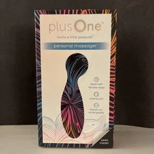 PlusOne Personal Massager w/ Super Soft Flexible Head, Waterproof & Rechargeable