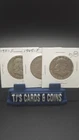 (3) Benjamin Franklin Half Dollar 1949 S, 1951 S, 1955, 90% Silver SHIPS FREE!!