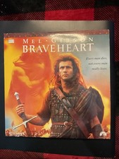 Braveheart Widescreen Edition Laserdisc Mel Gibson THX AC-3 Dolby Digital sound