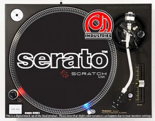 Serato Scratch Live - DJ slipmat for LP turntable record player 