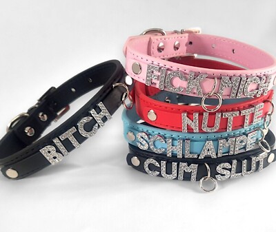 Customized Choker BDSM Sub Collar for Woman Leather Custom