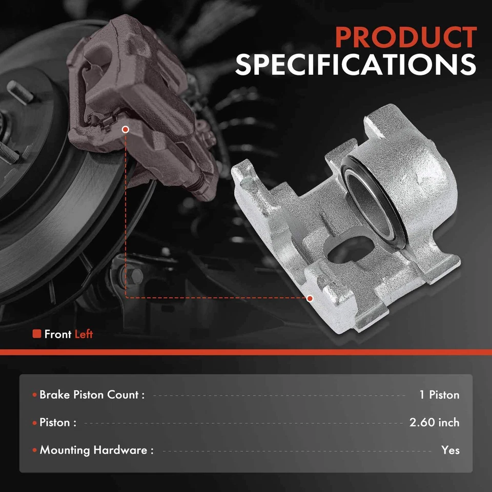 Передний левый суппорт дискового тормоза для Dodge Coronet Charger Dart Plymouth Satellite - Изображение 2 из 4