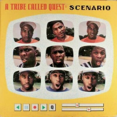 A TRIBE CALLED QUEST 45 RPM 7'' - Scenario YELLOW VINYL RARE!!! LIMITED TO 100!!!