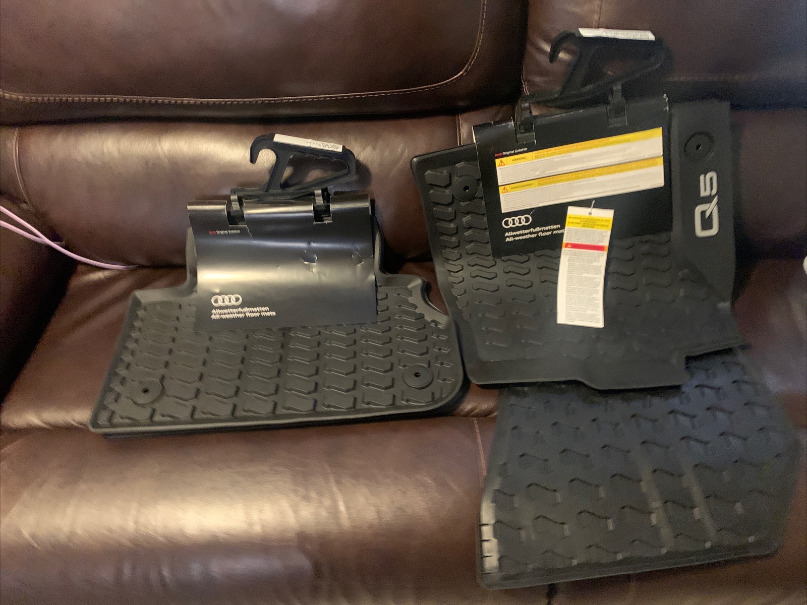 20182023 Audi Q5 Rubber Floor Mats Set FRONT + REAR MATS