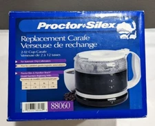 Proctor Silex Replacement Carafe Coffee 2 1/2 Cup Pot/88060/Also Hamilton Beach
