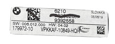 2016-2020 BMW 5 SERIES USED INSTRUMENT CLUSTER P#9392558