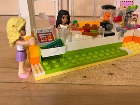 Lego Friends Heartlake Juice Bar 41035 - 100% complete! w/bonus extra minifig