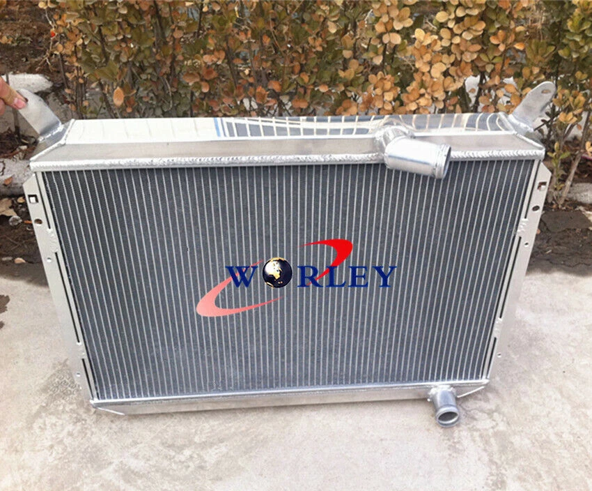 Aluminum Radiator + Fans For 1984-1989 Nissan 300ZX 3.0L V6 1985 1986 1987 1988 - Image 2 of 4