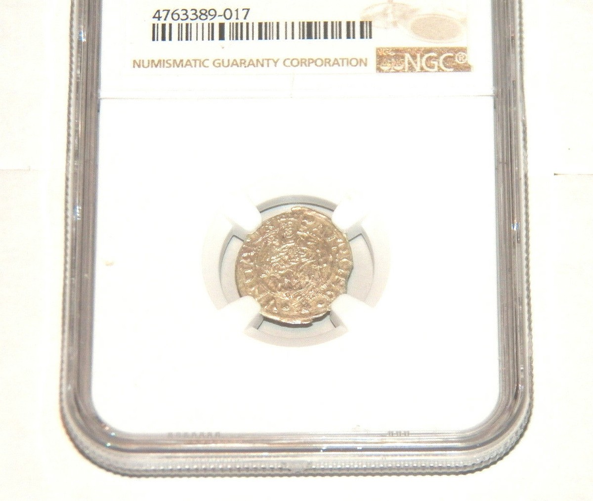 ハンガリー ディナール銀貨 MS64 NGC最高鑑定 Hungary Denar 1571 KB HUNGARY DENAR MS62 NCG MS 62 Hungarian Medieval Era Silver