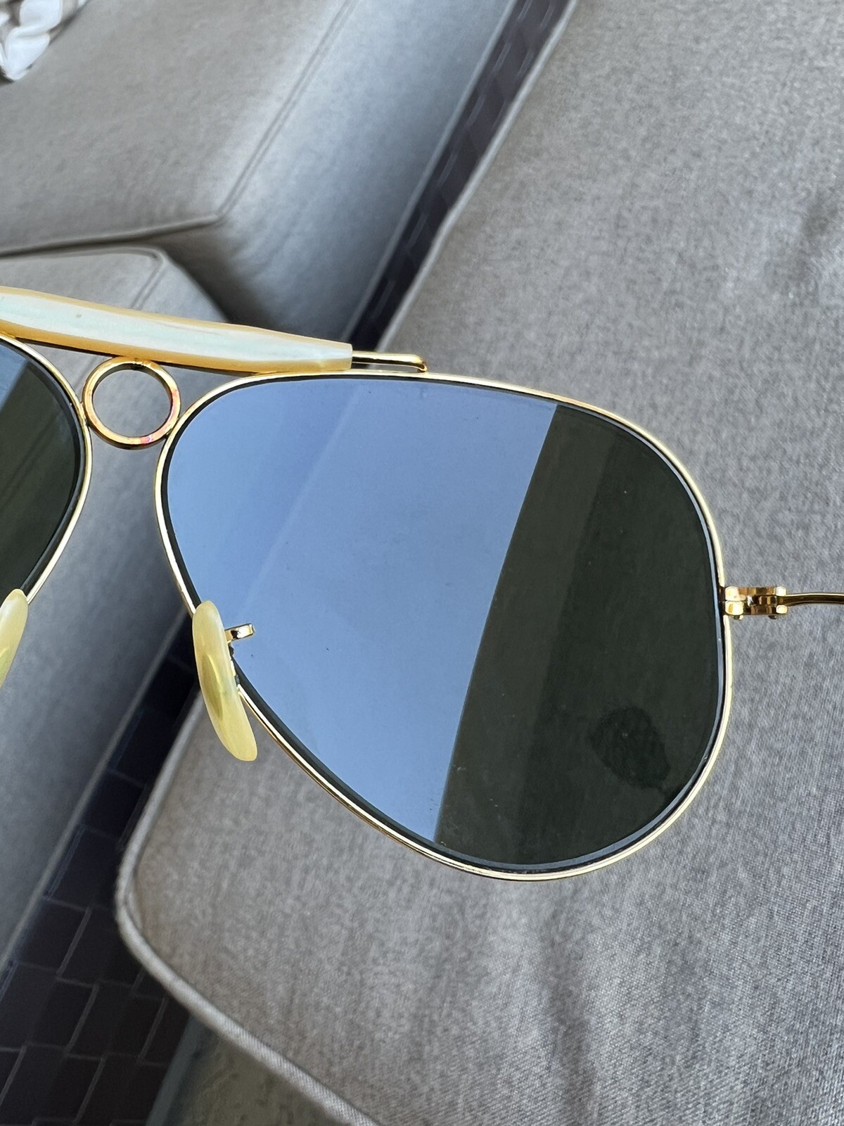 Vintage RayBan Aviator Shooting Glasses (Bausch & Lomb lenses) eBay