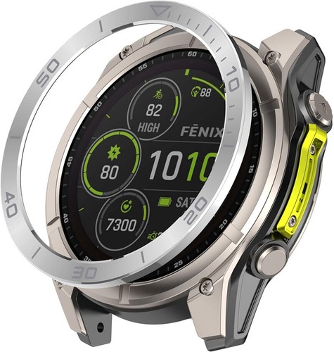 For Garmin tactix 8 SOLAR AMOLED Bezel Ring, Lamshaw Stainless Steel Bezel Ring - Zdjęcie 4 z 27