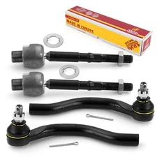Inner & Outer Tie Rod End Kit for 2013-2022 Acura ILX 2012-2015 Honda Civic 4PCS