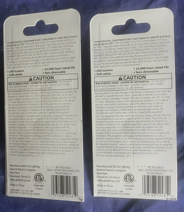 GE Specialty LED 25-Watt EQ T4 Soft White G6.35 Base LED Light Bulb 2 Pack - Image 2 of 2