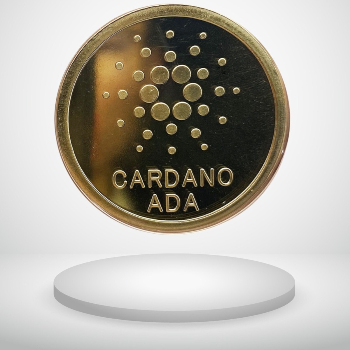 Cardano | ADA Physical Crypto Coin Novelty Souvenir Token Gold Color | eBay