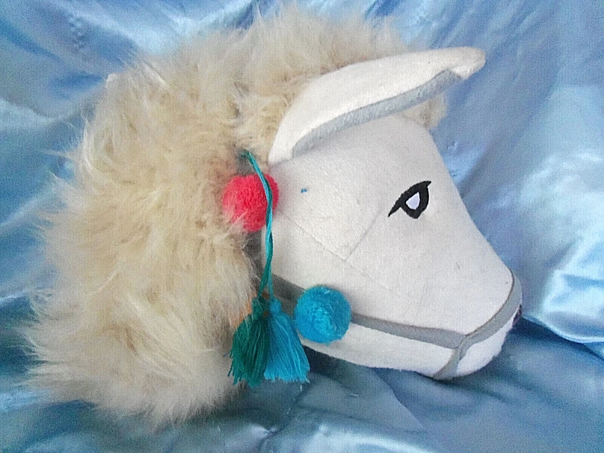 Llama Plush Stuffed Animal Head Wall Mount Kids Room Decor eBay