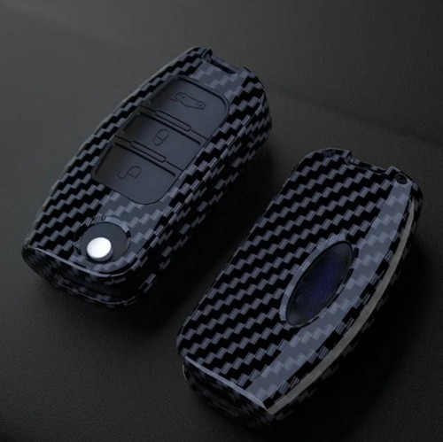 ABS Carbon Key Fob Case Cover For Ford Fiesta Focus Mondeo Transit Galaxy ST - Picture 5 of 9
