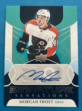 2020-21 Upper Deck Signature Sensations Series 1 Morgan Frost #SS-MF Auto Mint