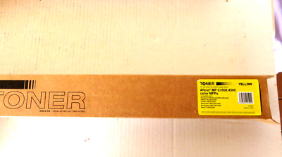 Aficio Ricoh Toner Cartridge MPC 3500 4500 Yellow Sealed New Box