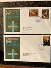 United Kingdom 1967 - Christmas FDC with stamps sets Edinburgh