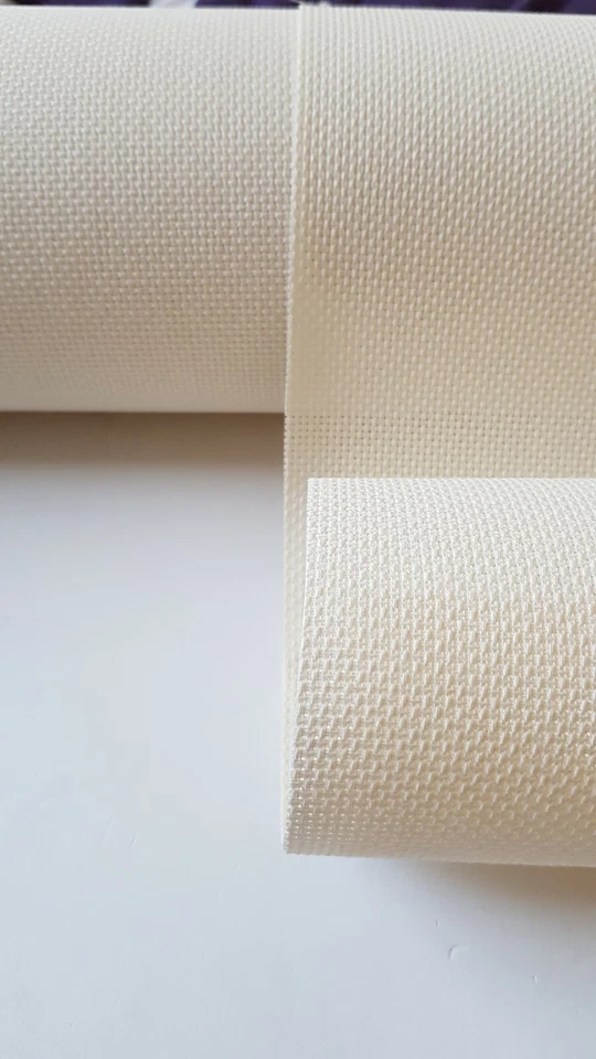 11ct/14ct/16ct/18ct Aida Cross Stitch Fabric Ecru -100%Cotton Free P&P
