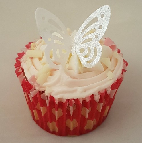 24 x precut edible butterflies wafer paper cupcake decorations toppers various - Picture 14 of 33