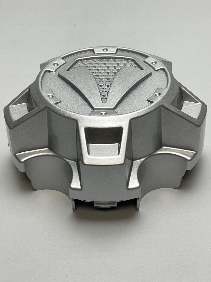 Toyota T-Force Silver 5 Lug Snap In Wheel Center Cap 89-9601SB