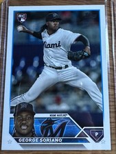 2023 Topps Update Baseball Card #US320 George Soriano Florida Marlins MLB