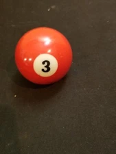  Billiard #3 Ball Standard Size 2-1/4"  Style Cue Replacement / DIY Project