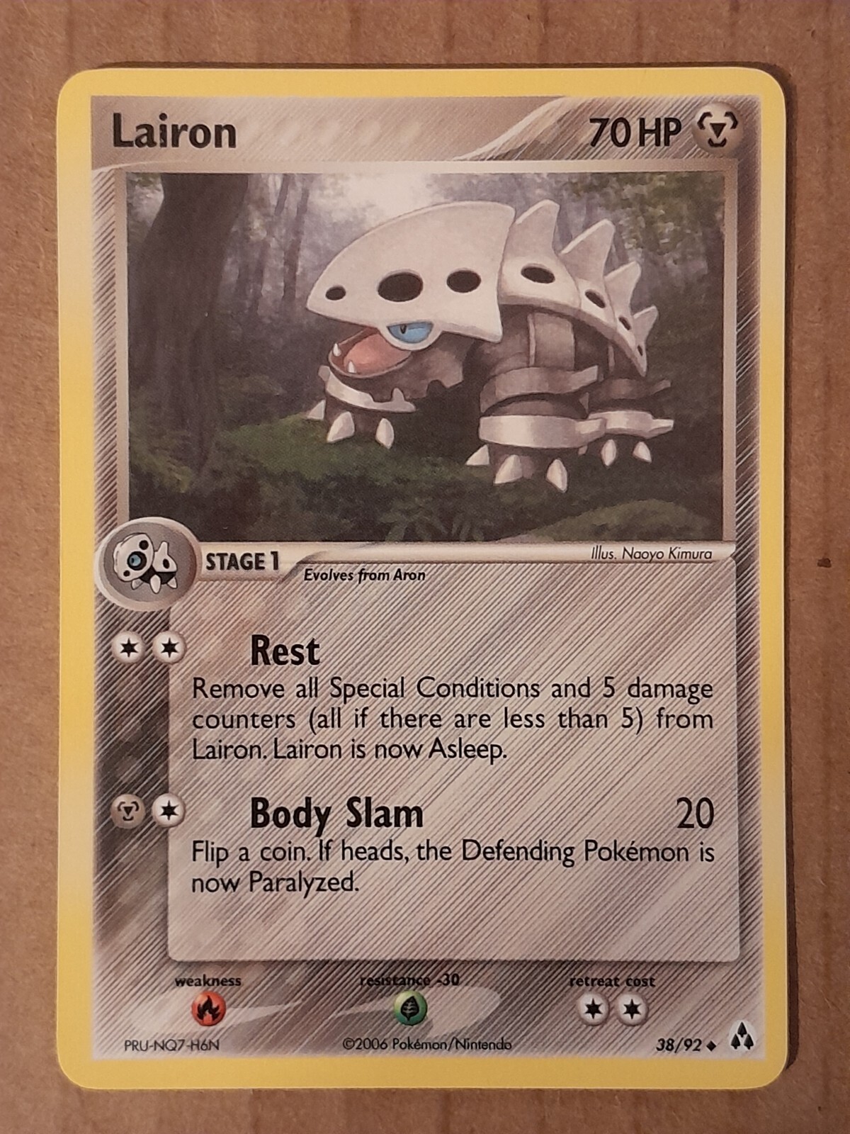 Pokemon Lairon 38/92 Ex Legend Maker NM-Mt See Pictures