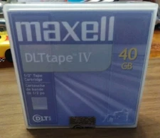 MAXELL DLT Tape IV 40GB 1/2inch Tape Cartridge NEW Factory Sealed