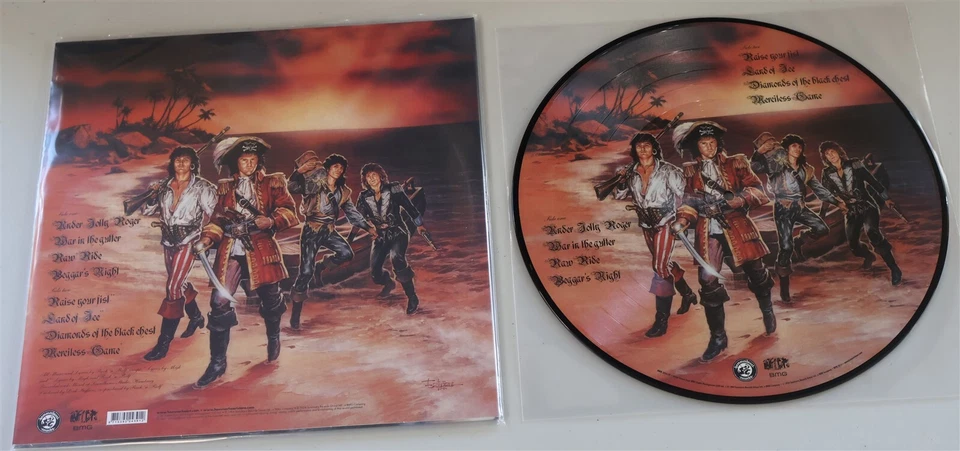 Running Wild Under Jolly Roger Picture Disc Vinyl LP Record New - Image 2 of 2