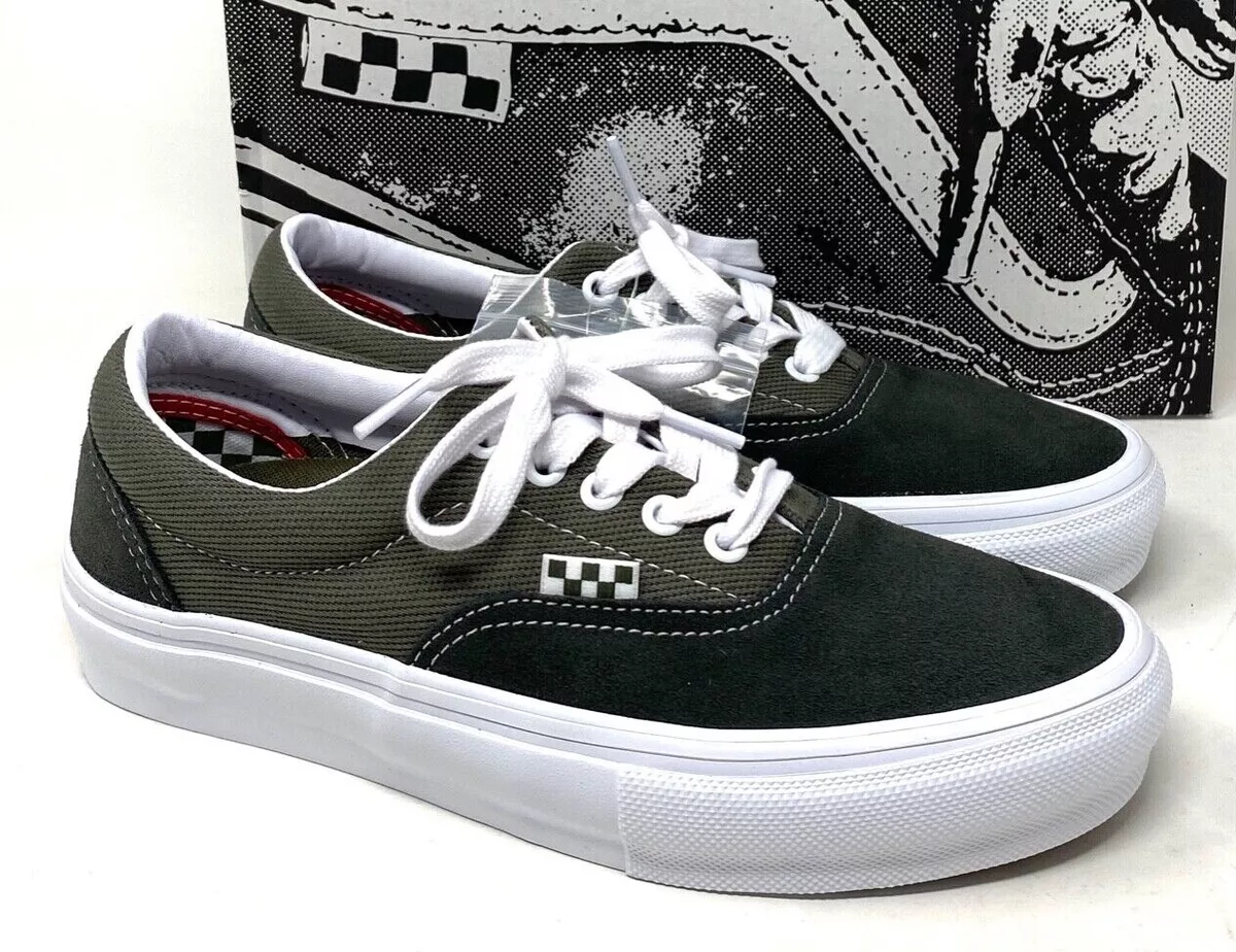 VANS Skate Era Shoes Suede Low Top Canvas Grape Leaf Women