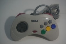 Sega Saturn Controller white official genuine work Very Good Condition