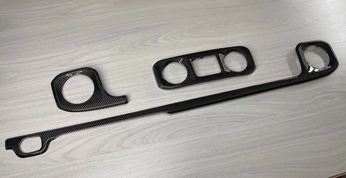 Carbon Fiber Front Panel Interior Trim For 2019-25 Benz W464 W463a G63 G550 G500 - Picture 8 of 10